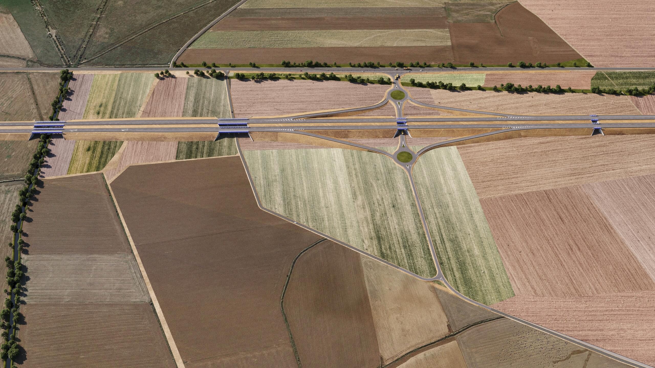 Autovia de Navarra A-15 -09 - Carril central N-122 - A 2